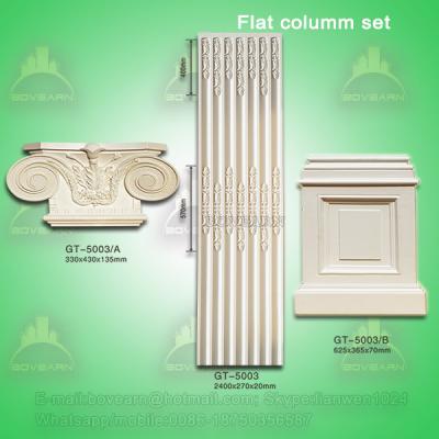 China High quality PU Plane Roman Pillar for interior and exterior decoration for sale