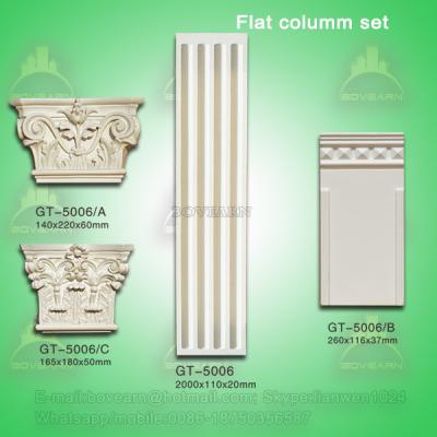 China Green Building Material Plane Roman Pillar  for sale