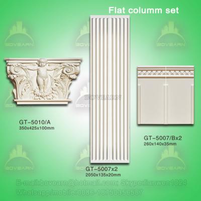 China Good Quality Polyurehtane Plane Roman Pillar for Decoration for sale