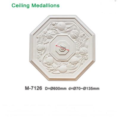 China High quality pu ceiling medallion low cost M-7126 marbel replacement for sale