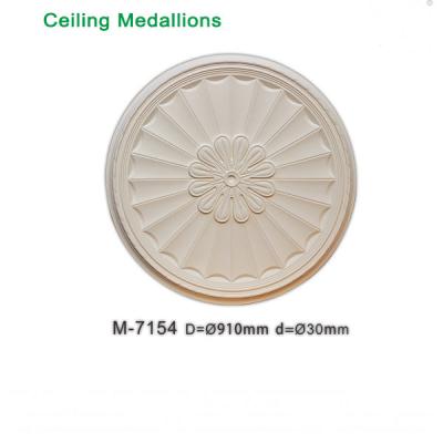 China Custom-made rounded pu foam ceiling medallions OEM acceptable for sale