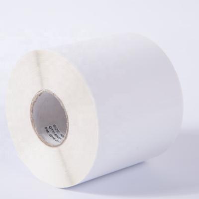 China Self Adhesive Semi-Gloss Paper 1530mm Waterproof Direct Thermal Paper Elephant Roll for sale