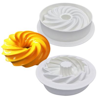 China 3D Chiffon Silicone Mousse Cake Viable French Dessert Mold DIY Baking Pastry Bakeware Decorating Tool for sale