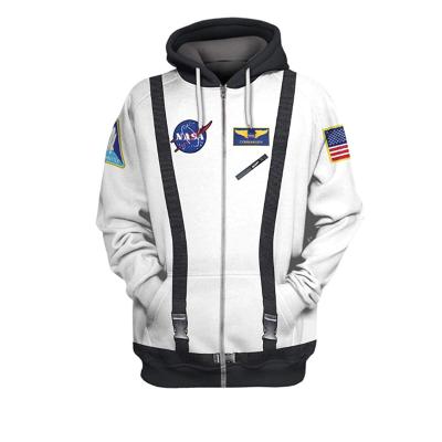 China 2021 unisex factory direct hoodies astronauts anti-shrink extraordinarily printed protect men's hoodies and sweatshirts for sale