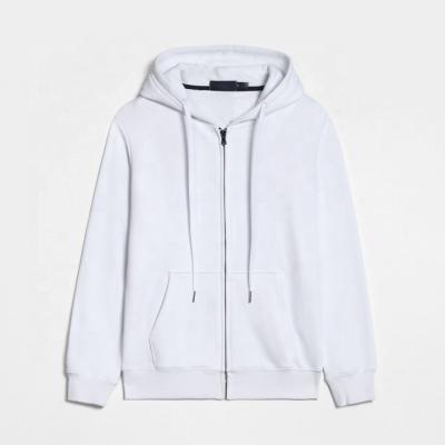 China Wholesale high quality unisex oversized unisex streetwise anti-shrink custom plain cotton men fleece zipper pull up unisex hoodie zipup hoodies for sale