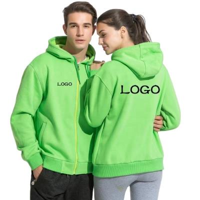 China custom Anti-wrinkle apparel manufacturers dropshipping oem custom full face hoodies embroidered zipper hoodie for sale