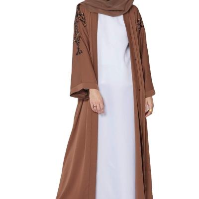 China Islamic Clothing Dubai Rayon Dresses Abaya Muslim Arab Kaftan Dress Islamic Clothing Women Cardigan for sale