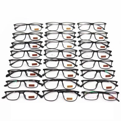 China All Warehouse Glass TR90 Pure Black Frame Square Round Type With Myopia Glasses Frame Cheap Glasses for sale