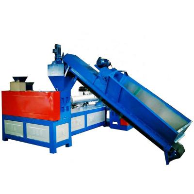 China Plastic Extrusion Granulator Building Material Heavy Duty Single Stores Plastic Granulator Granules Production Line With Forced Feeder for sale