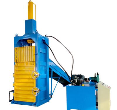 China Factory Vertical Single Cylinder Baler Hydraulic Waste Paper Scrap Plastic Baler for sale