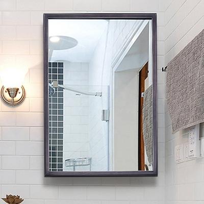 China High Quality Modern Fancy View Wall Mirror Frame Elegant Stainless Steel Wall Mirror for sale