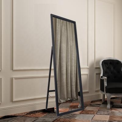 China Floor Length Mirror Customized Modern Wood Mirror Full Length Stand Mirror for sale