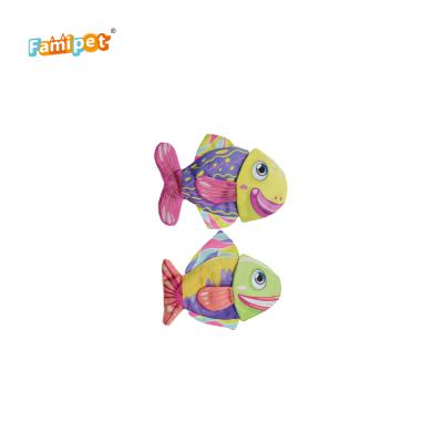 China Latest Design Unique Design Ultra-Durable Flatfish With TPR Bone Dog Toy for sale