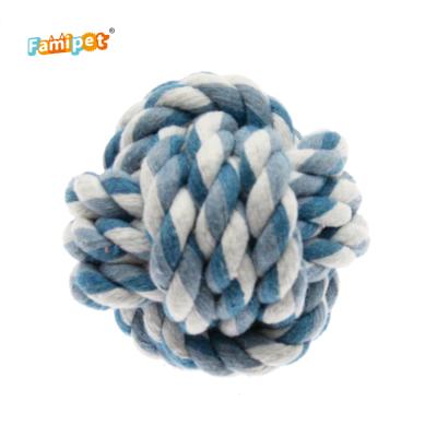 China Durable Low Price Safety Portable Rope Ball Strong Chew Pet Supplies L Dog Toy Ball for sale