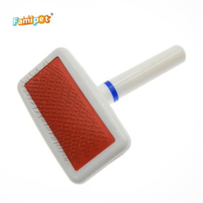 China Wholesale Viable Supply Grooming Factory Handle Massage Comb Non-slip Cat Brush Pet Hair for sale