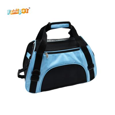 China Durable Popular Soft Fold High Quality Washable Easy To Store Pet Carrier With Zipper for sale