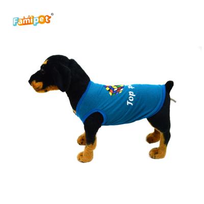 China Custom Printing Mesh Dog T-shirt Breathable Pet Clothes Viable for sale