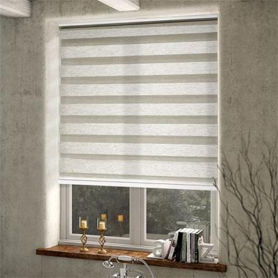 China Best Price Eco - Friendly Customized Semi Electric Blackout Blinds Zebra Manual Blind For Office for sale