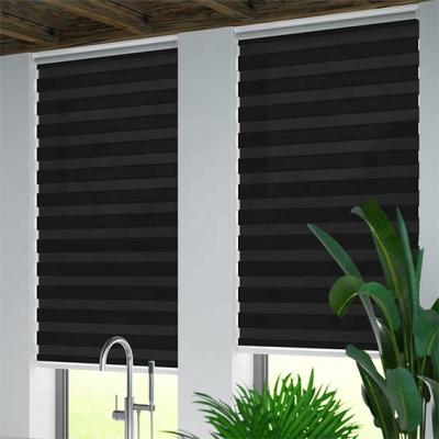 China Luxury Eco-friendly European Style Cinema Curtain Curtain Blinds Manual Zebra Blind Hotel Project for sale