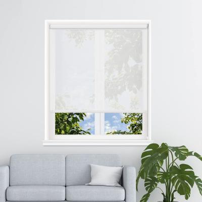 China Eco-Friendly Indoor Energy Saving Semi Dimming Blackout And Manual Blackout Roller Blinds Window Shades for sale