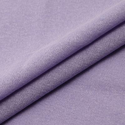 China Hot Selling 170 GSM Pill QS5530 Fashion Cotton Korean Style Anti Interlock Nylon Double Side Knitted Fabric For Clothing T-shirt for sale