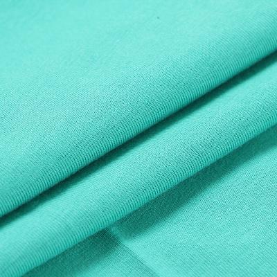 China Hot Selling Anti Pill QS5688 95.5% Cotton 4.5% Spandex Tank Top Comfy Stretchy Plain Combed Fabric For Clothing T-shirt Fabric for sale