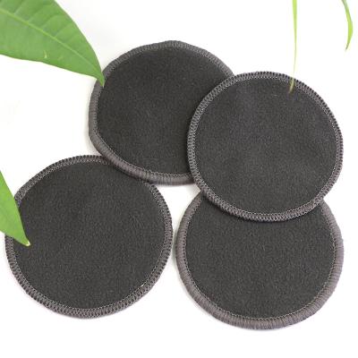 China Eco-Environmental Eco-friendly Reusable Bamboo Makeup Remover Cotton Pads With Pouch for sale