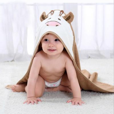 China 100% Sustainable Cotton Baby Towel With Hood And Baby Bath Towel for sale