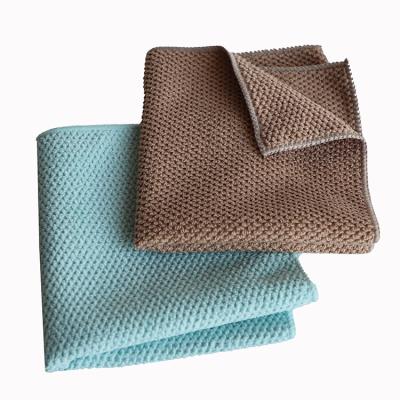 China Viable Wholesale Wheat Grain Microfiber Cloths Cleaning Towel For Household for sale