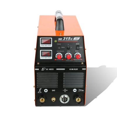 China Best Selling Input Voltage 380V NBC-315 IGBT Machinery Repair Shops Portable Welders CO2 Gas MIG Inverter for sale