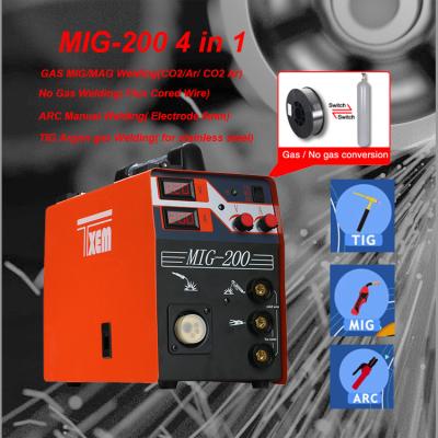 China Muttahida Majlis-e-Amal Mag Welding Machine CO2 Process MIG Multi Machinery Repair Shops 200A Inverter Soldadora Soldadora 110v 220v MIG Welders for sale