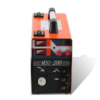 China Hotels Size Quality MIG 200amp Multi Process 5 In 1 Gasless Tig Mma Mig Welding Machine CO2 Gas Welders for sale