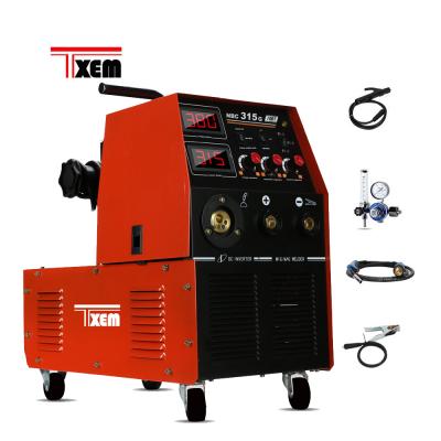 China Machinery Repair Shops NBC315 2in 1 MIG Arc Welding Machine 380V CO2 Gas MIG Welders 300a for sale