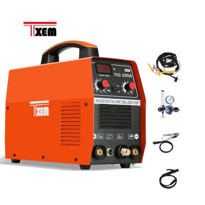 China Hotels Muttahida Majlis-e-Amal TIG-200A Cat 200 Welder DC Welding Machine Muttahida Majlis-e-Amal PCB Welder Arc and Cat 2 in 1 for sale