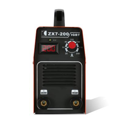 China Hotels IGBT Double Voltage 110/220V Curve MMA-200A DC Inverter Welding Machine for sale