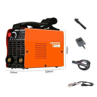 China Popular South America Hotels DC Mini Igbt Inverter Style Arc /mma 200 Amp Stick Welders for sale