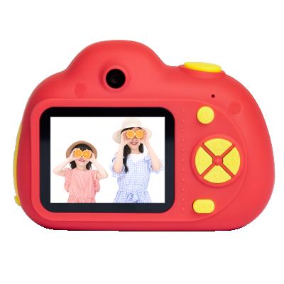 China 2.0 Inch Hd Screen Font Built-in LED Flashlight Electronic Photo Video And Dual Camera Focus Kids Back Digital Camera Auto Snap Toys for sale