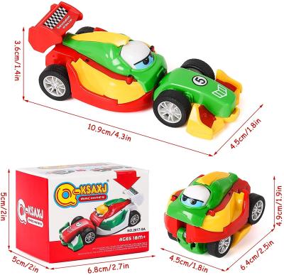 China Deformation (4pcs cars in it) Transformed Friction Powered Vehicles Push and Go Educational Cars Pull Back Monster Toy Car Price for sale