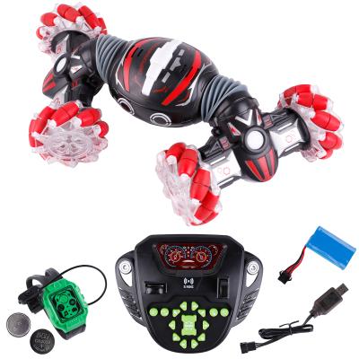 China Music Light And Hand Gesture Car 4X4 Rc Cars Hobby Remote Control Drift Twisting Stunt Car Watch Control Rc Toy for sale