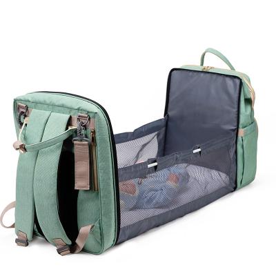 China Multi-Function Mummy Bag Multi-Function Bag Baby Purpose Lying And Supporting Large Capacity Diaper Bag For Mother Shoulder for sale