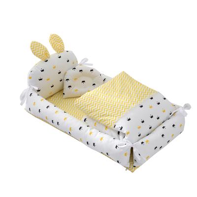 China Modern for Newborn Baby Bedside Cradle Crib Bed, with Crib Nets Baby BumperBed for sale