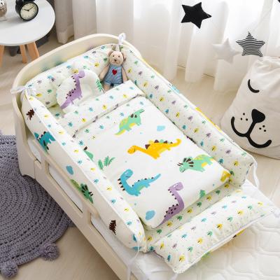 China Modern with Mosquito Net Baby Bedside Crib Crib Bed, Newborn Baby Bumper Bed for sale