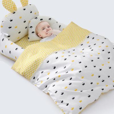 China Modern for Newborn Crib Bedside Baby Bumper Bed, with Crib Nets Baby Bumper Bed for sale