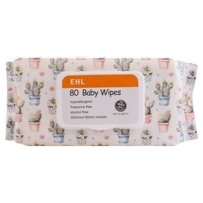 China Baby Care Clean Wet Cleaner, 80pcs Hand Mouth Baby Wet Tissue for sale