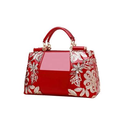 China Designer Portable Custom Famous Branded Ladies Wedding Luxury PU Large Tote Leather Women Handbags Handbags for sale