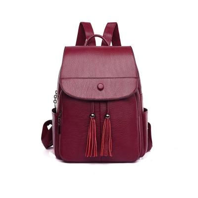 China Fashion Portable Vegan Small Mini Custom Woman Backpack Bag Leather Backpack For Girls for sale