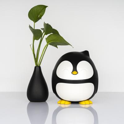 China 10 Built In New Amazon Feature Warm White Noise Music Humidifier Cute Penguin Essential Oil Diffuser for sale