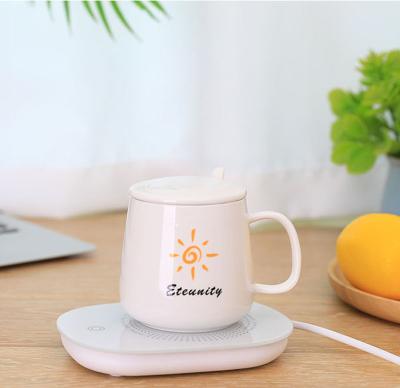 China Any Kind of Materials 55 Materials 55 Constant Temperature Mug Warmer Coffee Warmer Beverage Mug Heater Mug or Mug for Desktop Coffee Warmer for sale