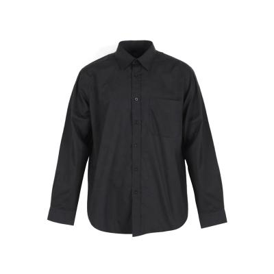 China 2021 New Spring Plus Size Black Long Sleeve Shirts Comfortable Poplin Breathable Design For Men Casual for sale