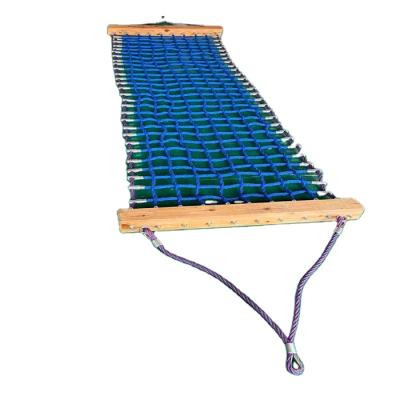 China Outdoor combination rope+fitting playground kids swing tree swing rope hammock for sale